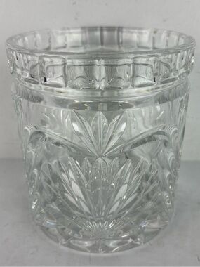 Vintage 1970’s/80’s Cut Crystal Clear Biscuit Jar